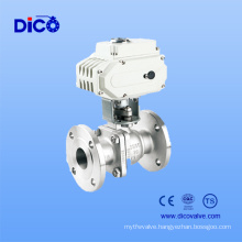 Flange Ball Valve with Electric Actuator Motor (Q941F-16P)